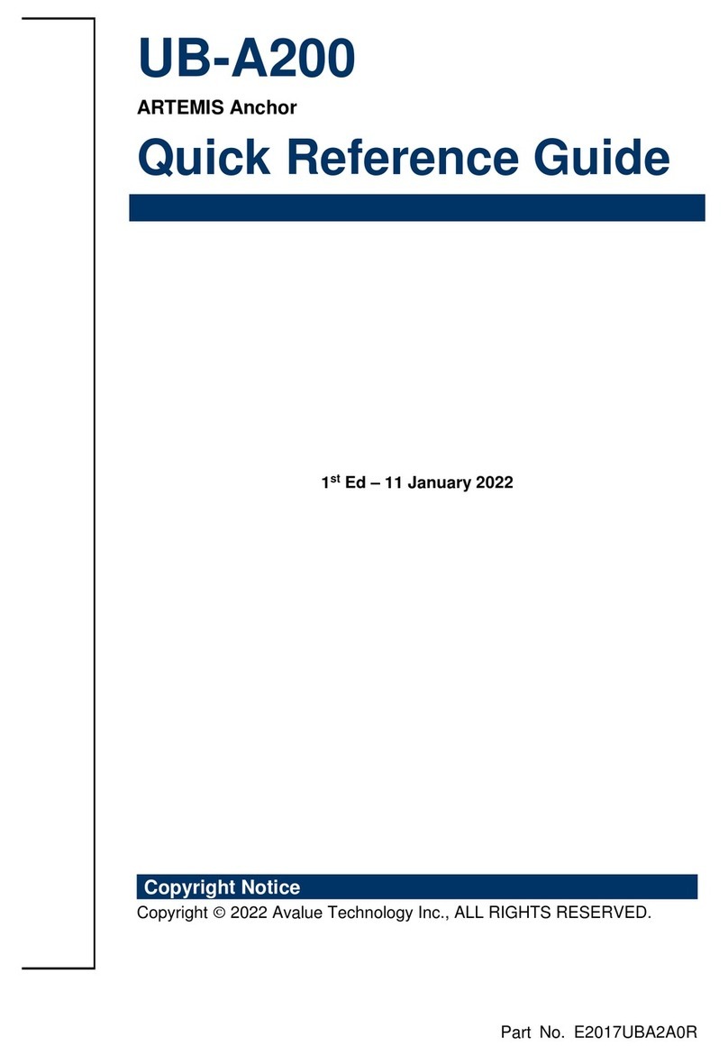 Avalue Technology UB-A200 User manual