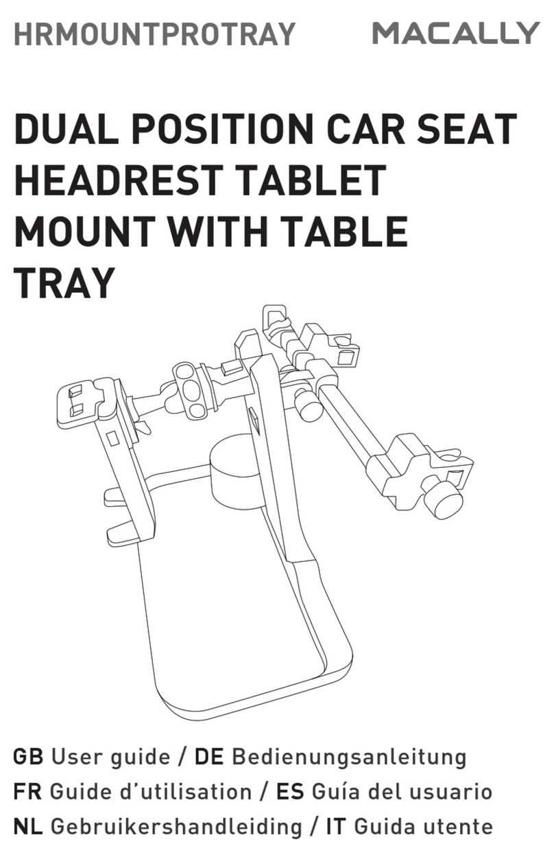 Macally HRMOUNTPROTRAY User manual Macally HRMOUNTPROTRAY User manual
