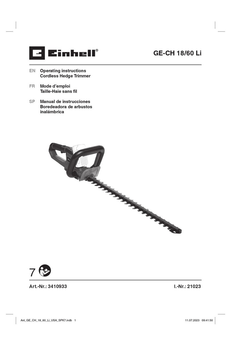 EINHELL GE-CH 18/60 Li User manual