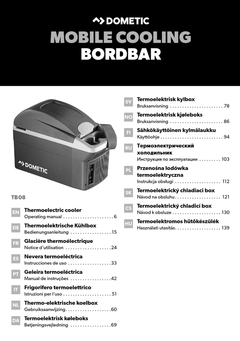 Dometic WAECO BordBar TB08 User manual
