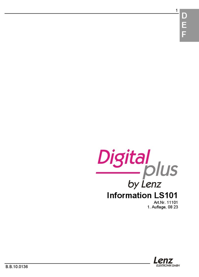 Lenz Digital plus LS101 manual
