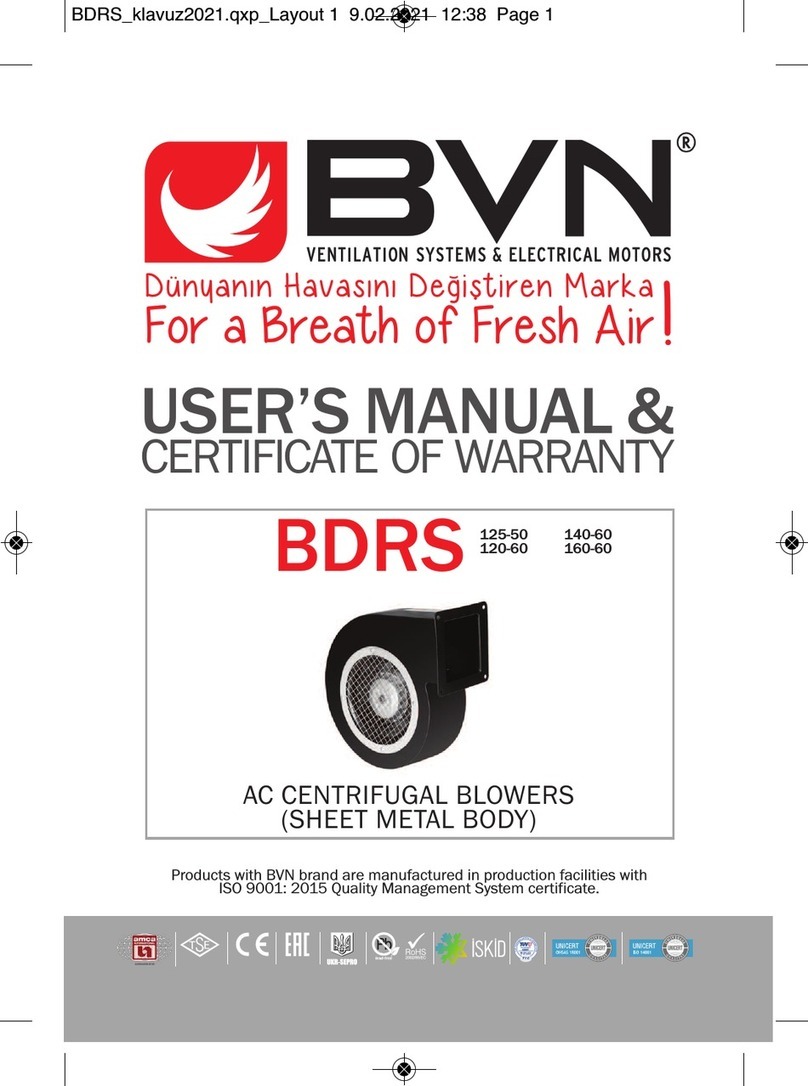 BVN BDRS 125-50 user manual