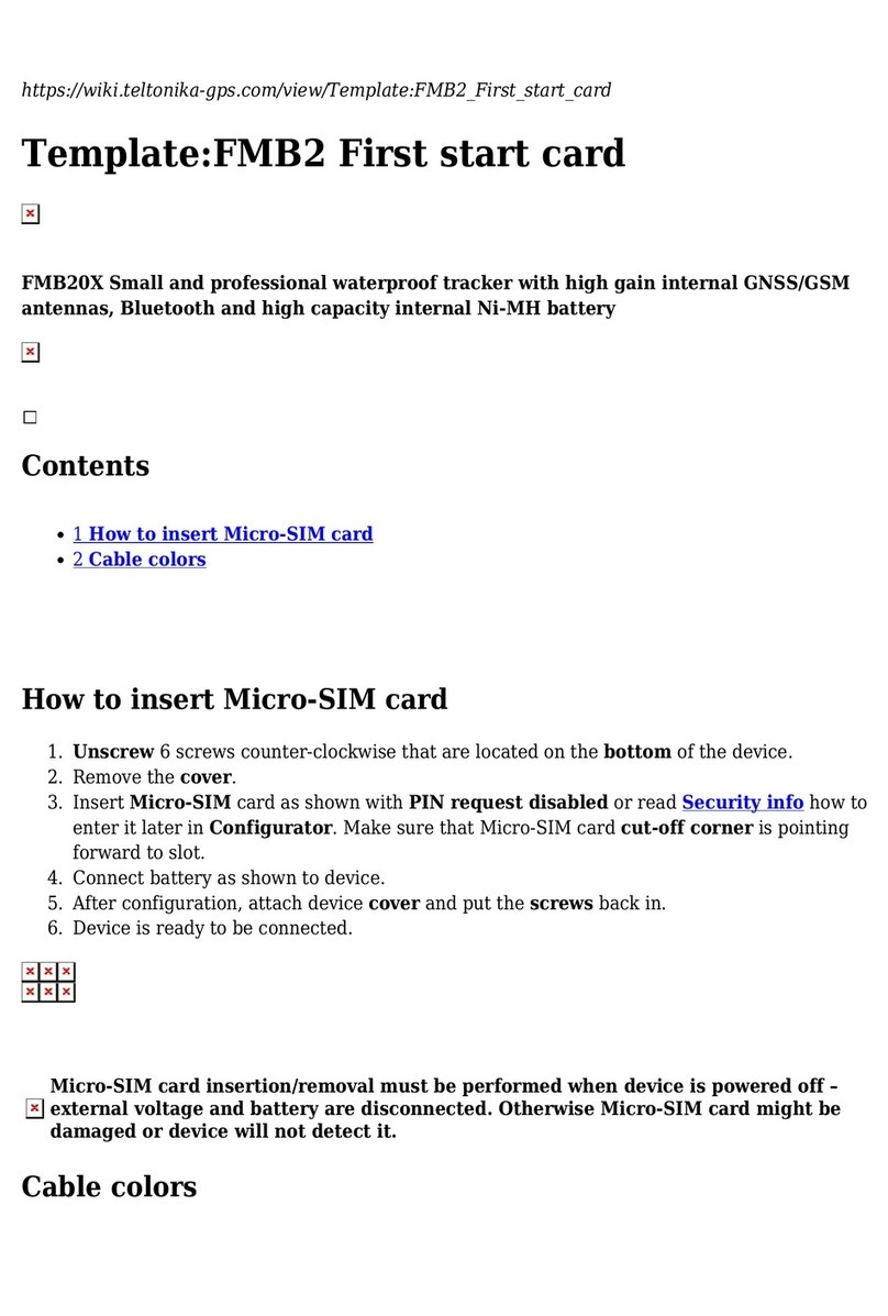 Teltonika FMB2 User manual