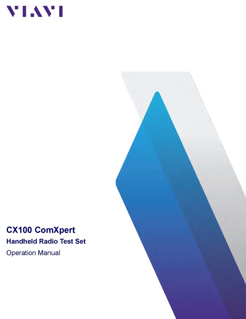 Viavi ComXpert CX100 Operation manual