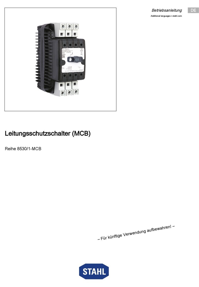 Stahl 8530/1-MCB Series User manual