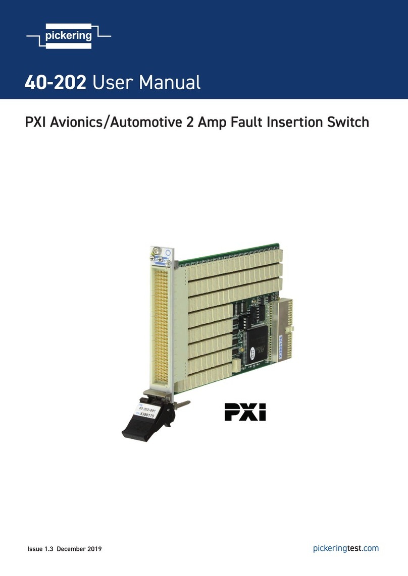 Pickering 40-202 User manual Pickering 40-202 User manual