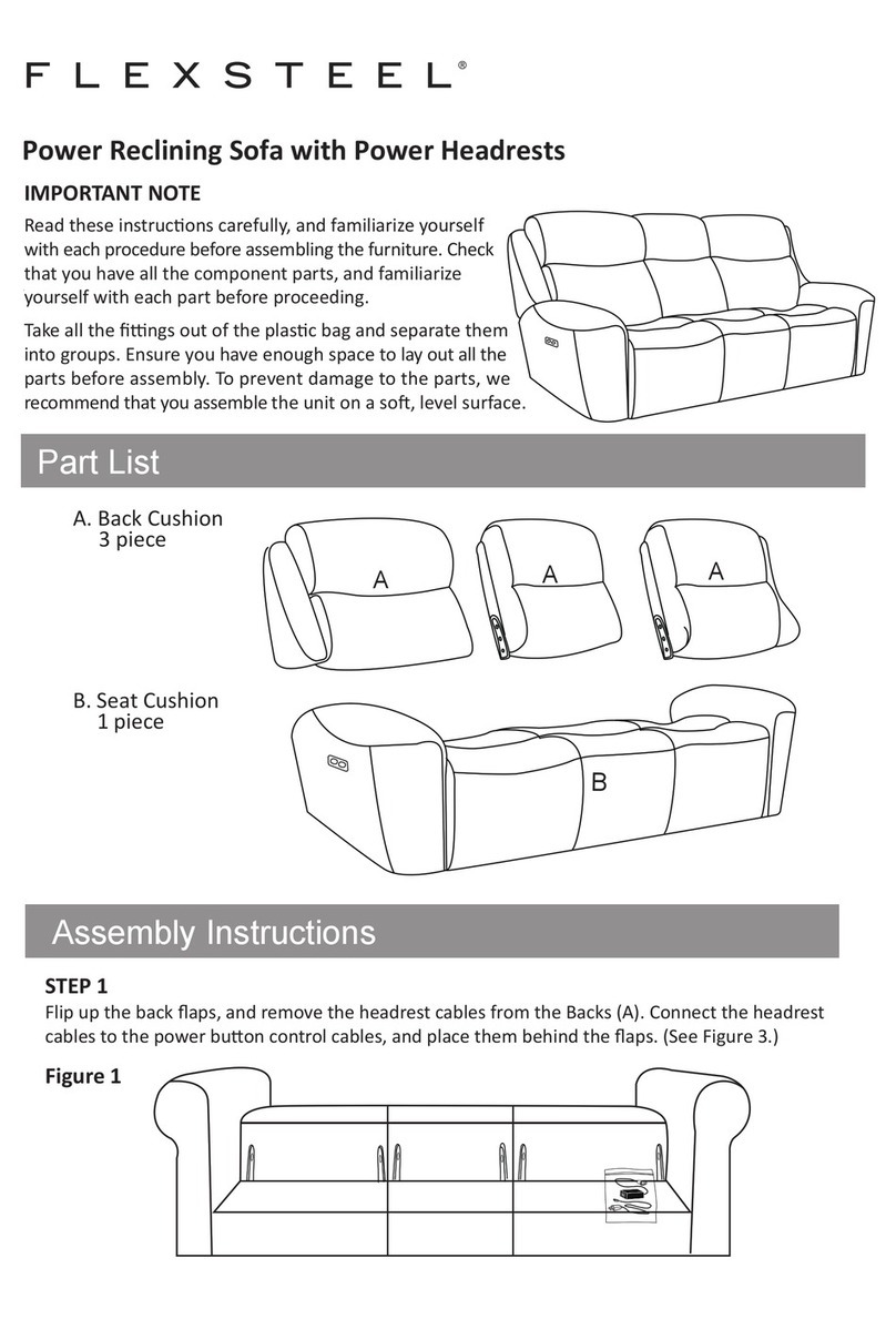 Flexsteel home Clive 159462PH User manual Flexsteel home Clive 159462PH User manual