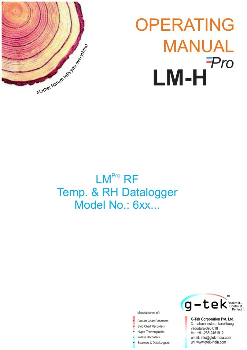 G-Tek LM Pro RF operating manual