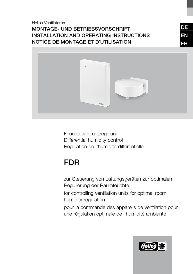 Helios FDR Installation and operating instructions
