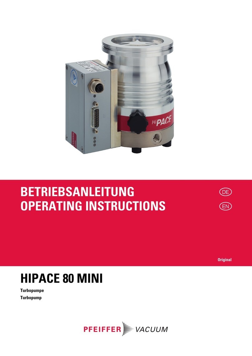 Pfeiffer Vacuum HIPACE 80 MINI User manual