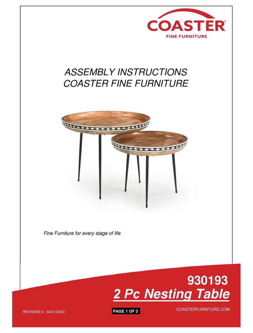 Coaster 930193 User manual