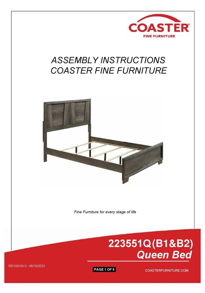 Coaster 223551Q B1 Assembly instructions Coaster 223551Q B1 Assembly instructions