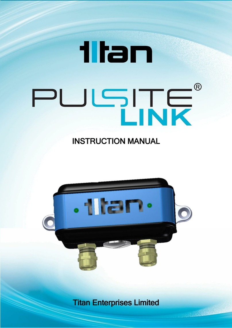 Titan Pulsite Link User manual