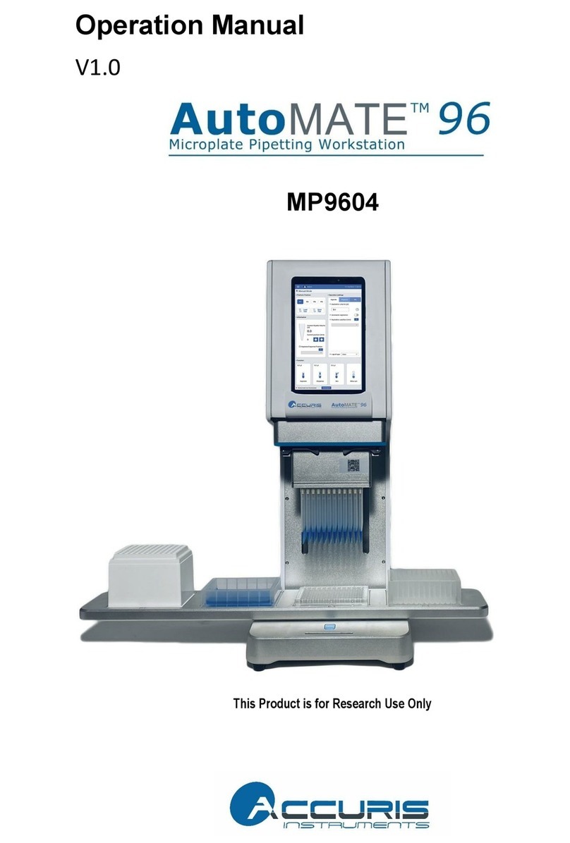 Accuris AutoMATE 96 Operation manual
