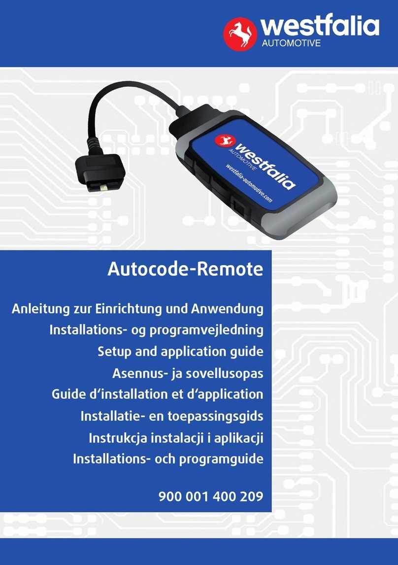 Westfalia Autocode-Remote Setup guide