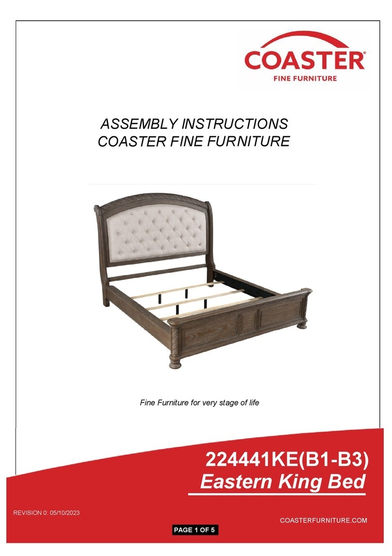 Coaster Eastern 224441KE B1 Assembly instructions Coaster Eastern 224441KE B1 Assembly instructions