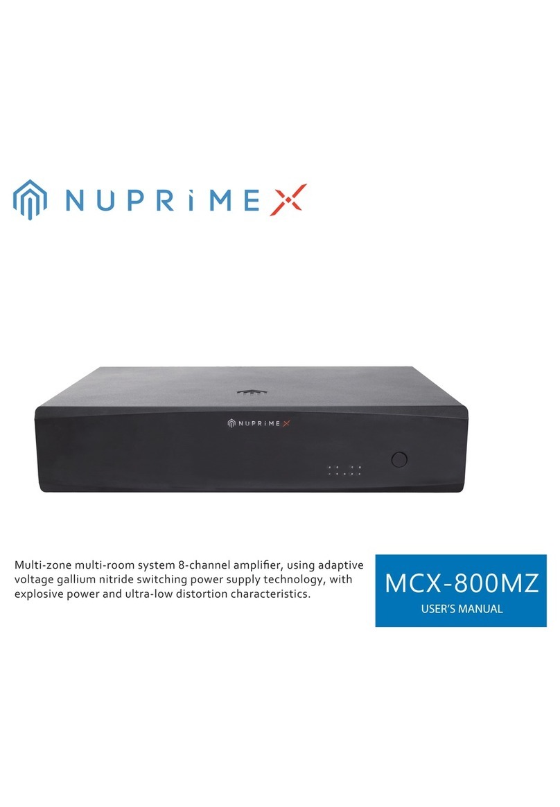 NuPrime MCX-800MZ user manual