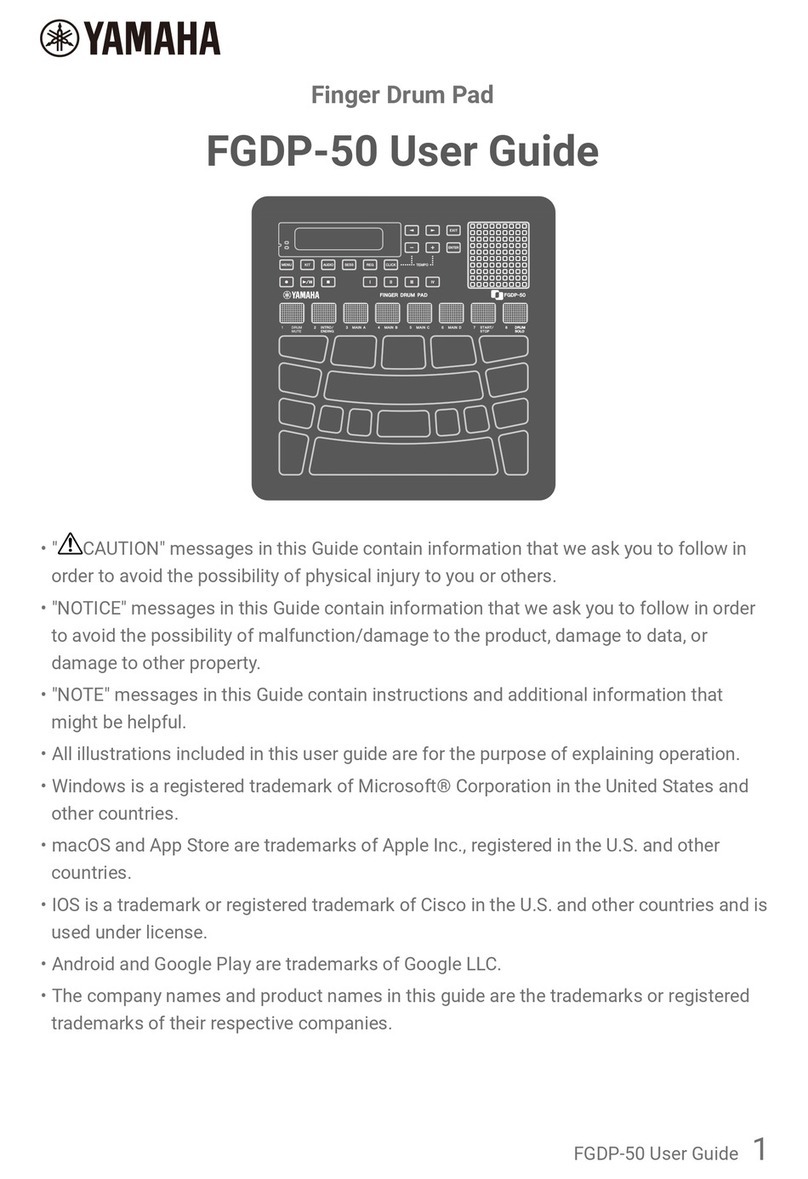 Yamaha FGDP-50 user guide