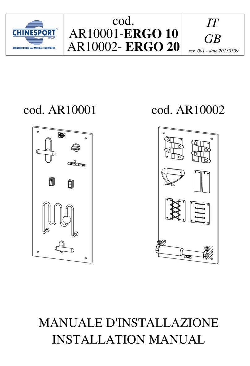 chinesport ERGO 10 installation manual