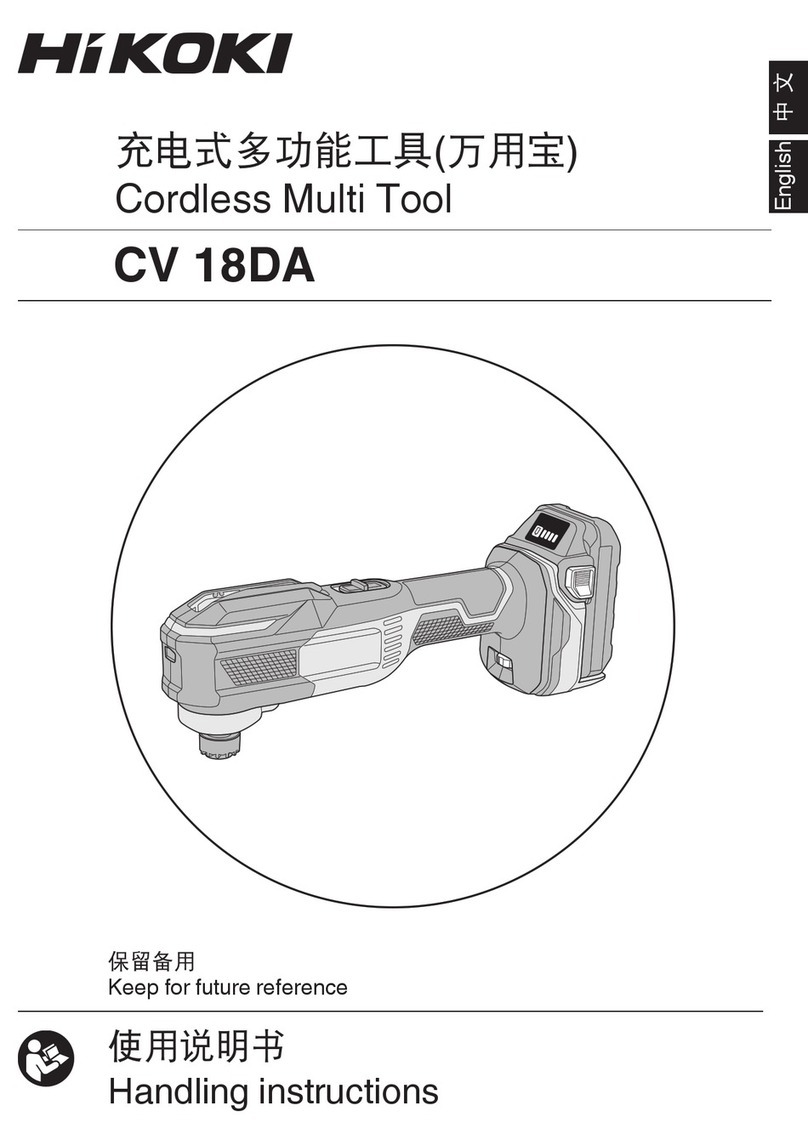 HIKOKI CV 18DA User manual