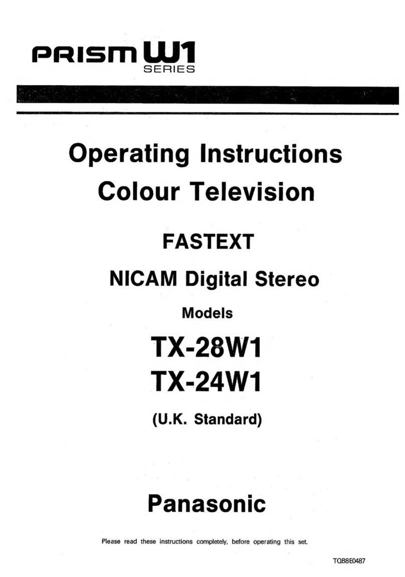 Panasonic PRISM W1 Series operating instructions