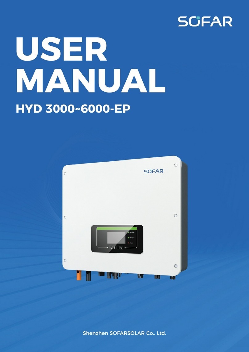 Sofar HYD 3000-EP user manual