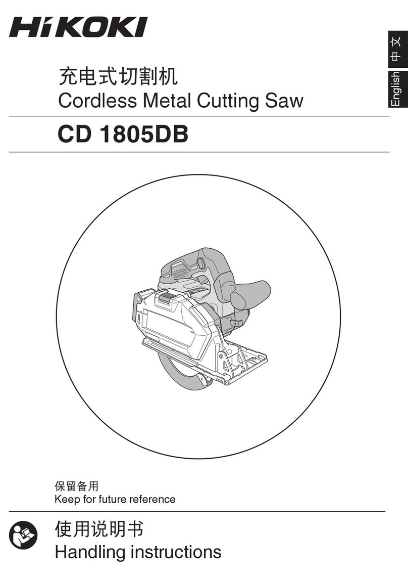 HIKOKI CD 1805DB User manual
