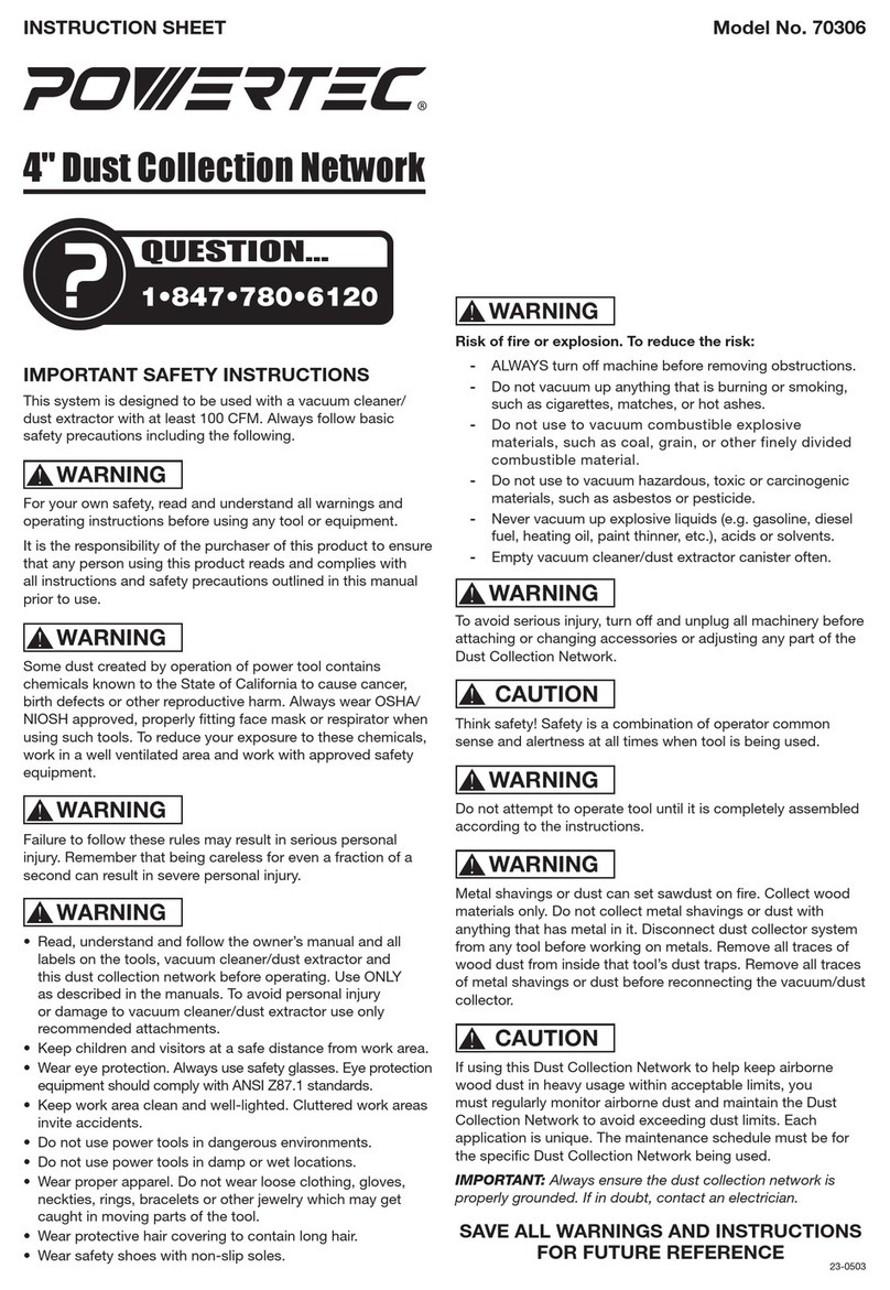 Power Tec 70306 instruction sheet