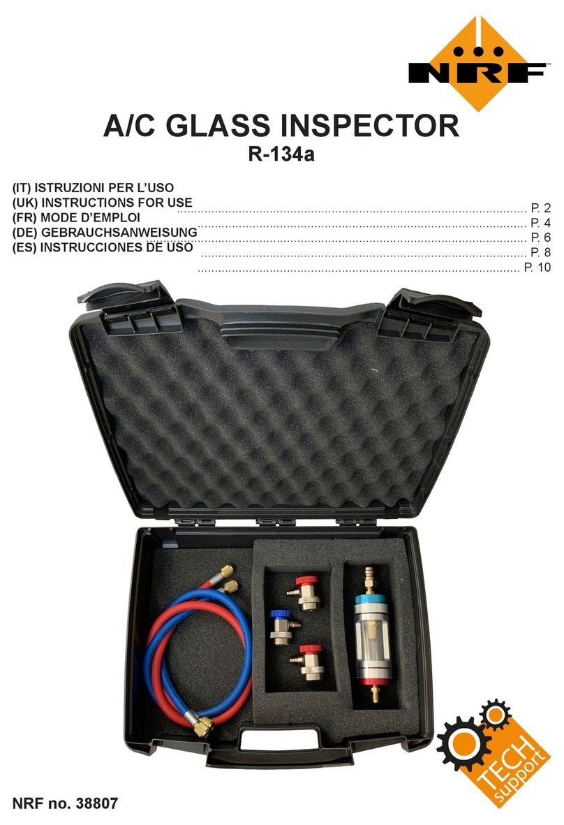 NRF R-134a Instructions for use