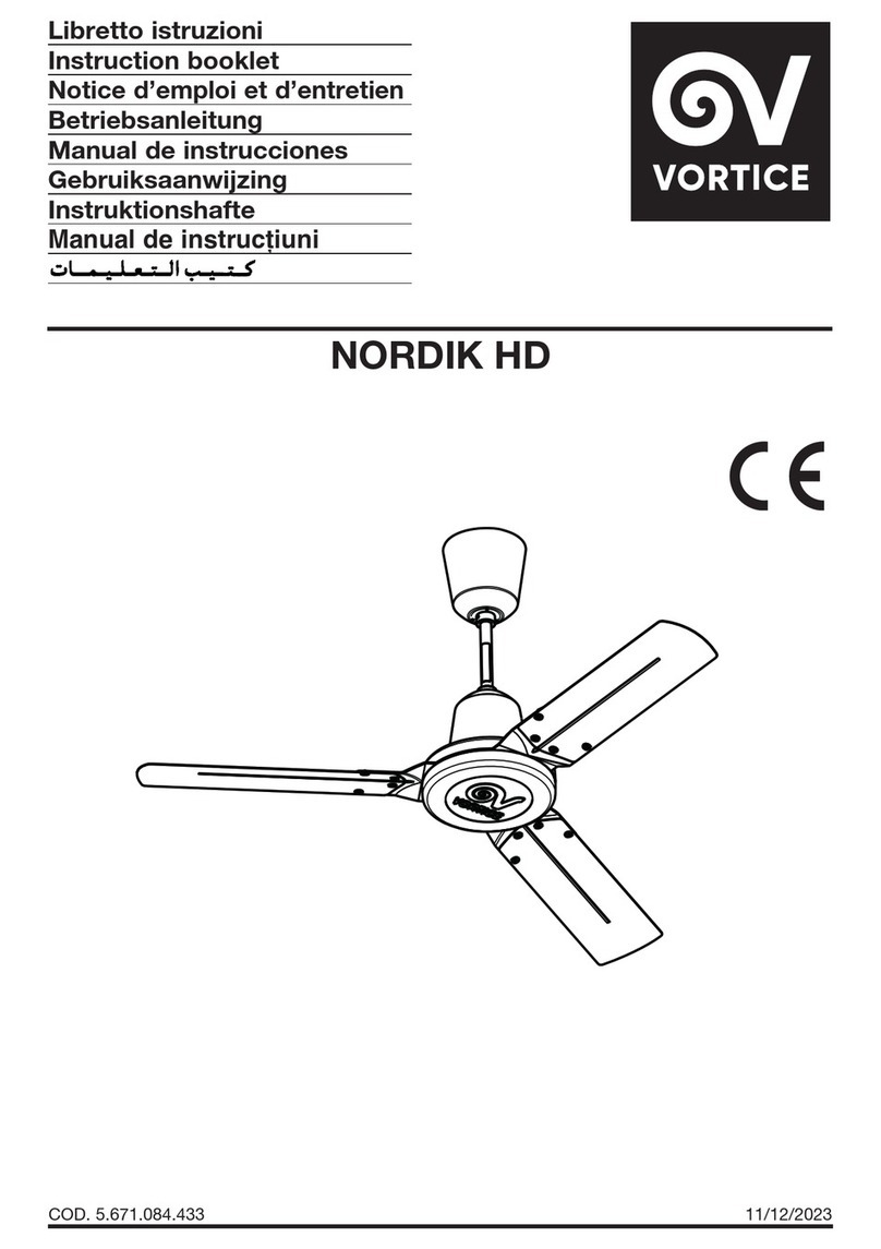Vortice NORDIK HD User manual