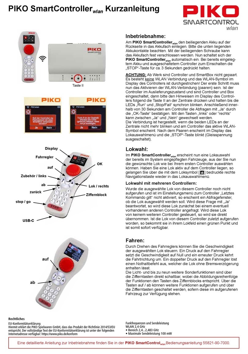 PIKO SmartController wlan Installation guide
