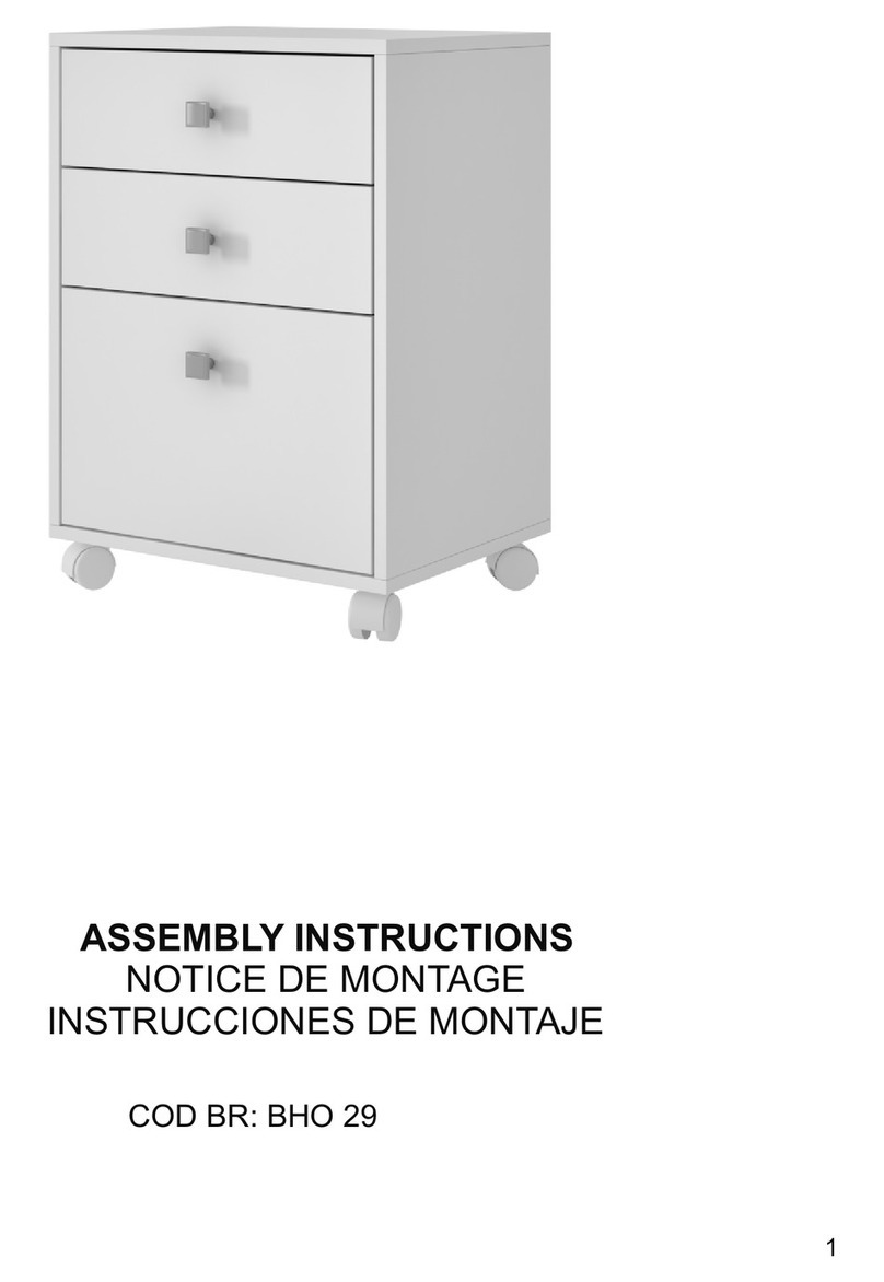 beaux meubles BHO 29 Assembly instructions