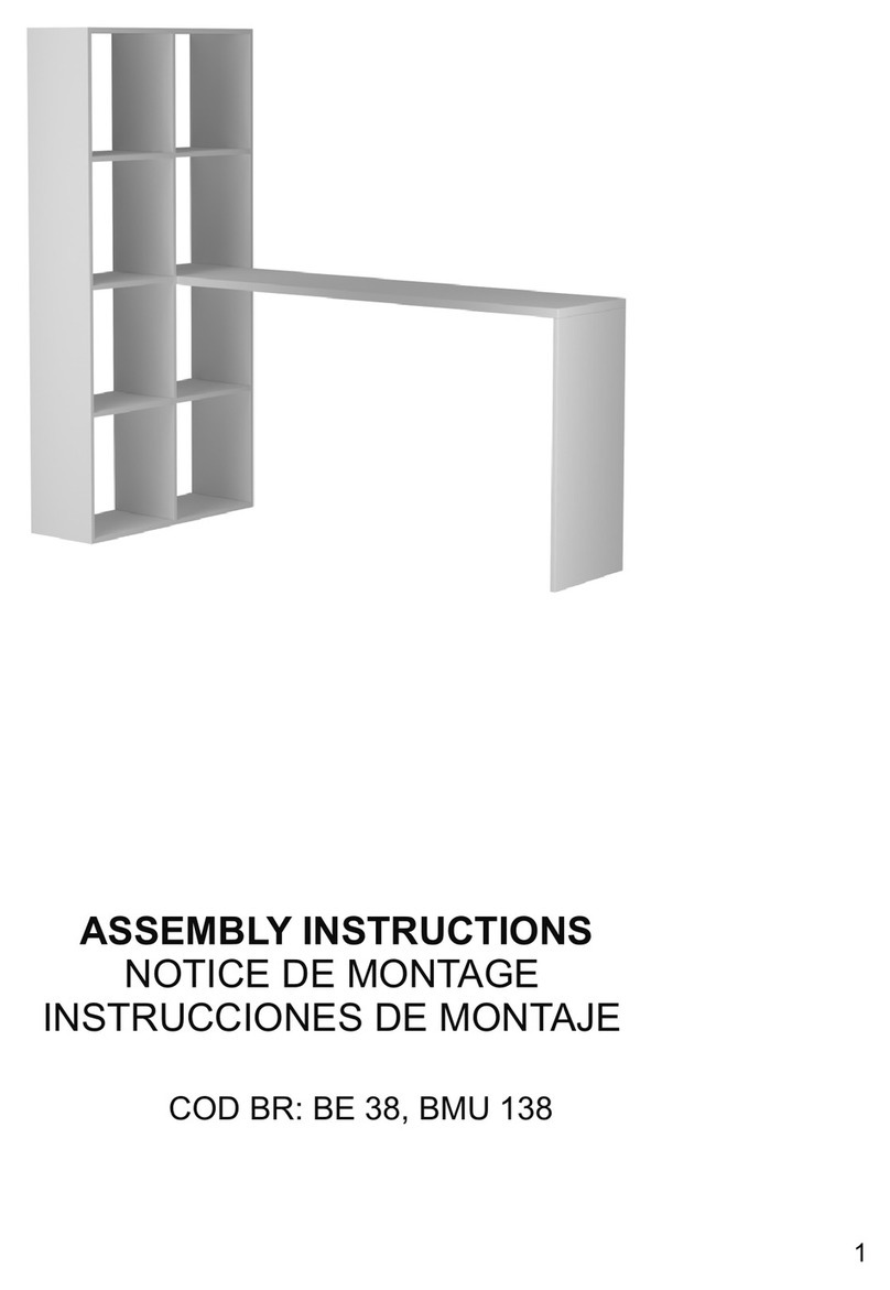 beaux meubles BE 38 Assembly instructions