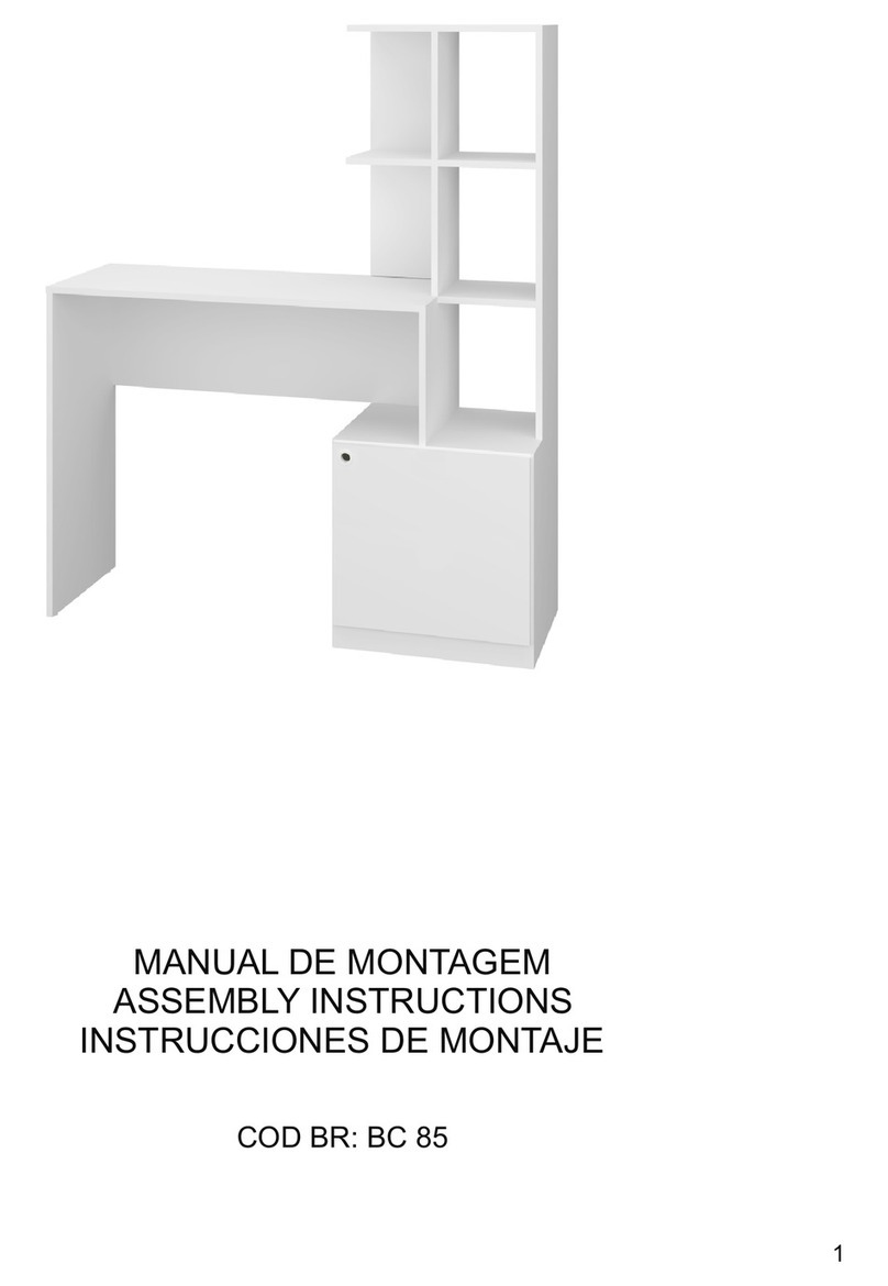beaux meubles BC 85 Assembly instructions