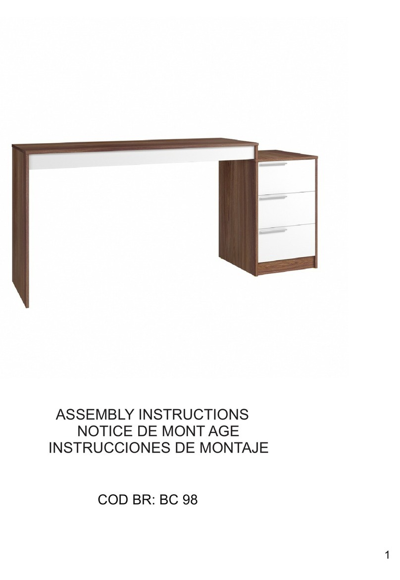 beaux meubles BC 98 Assembly instructions