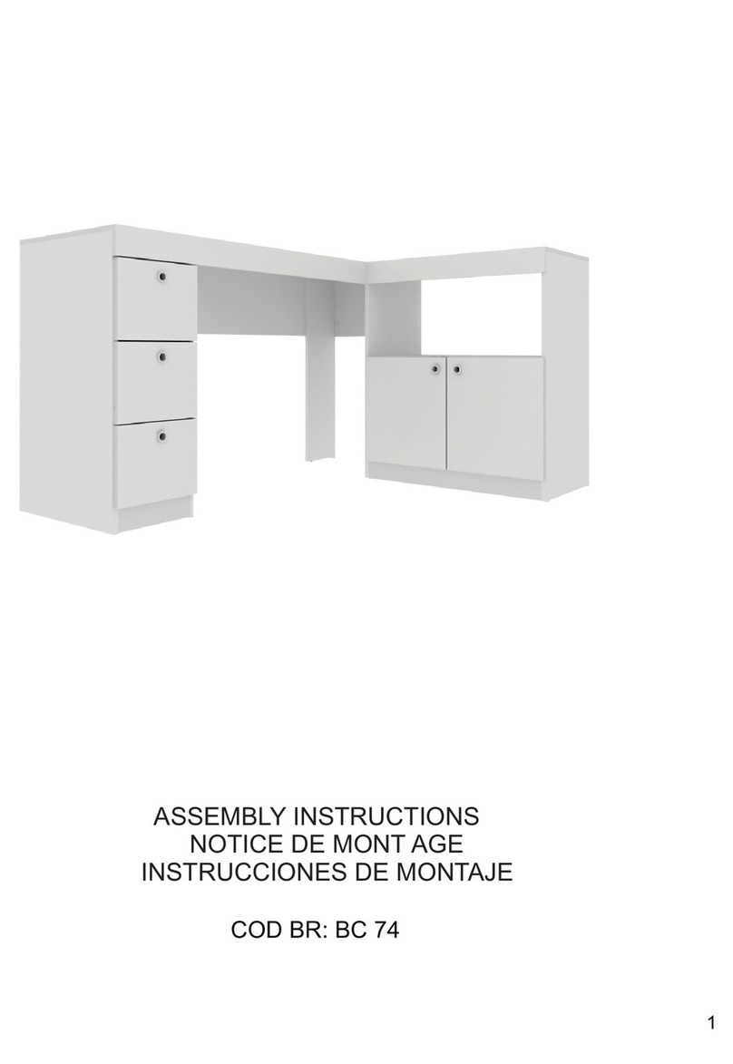 beaux meubles BC 74 Assembly instructions