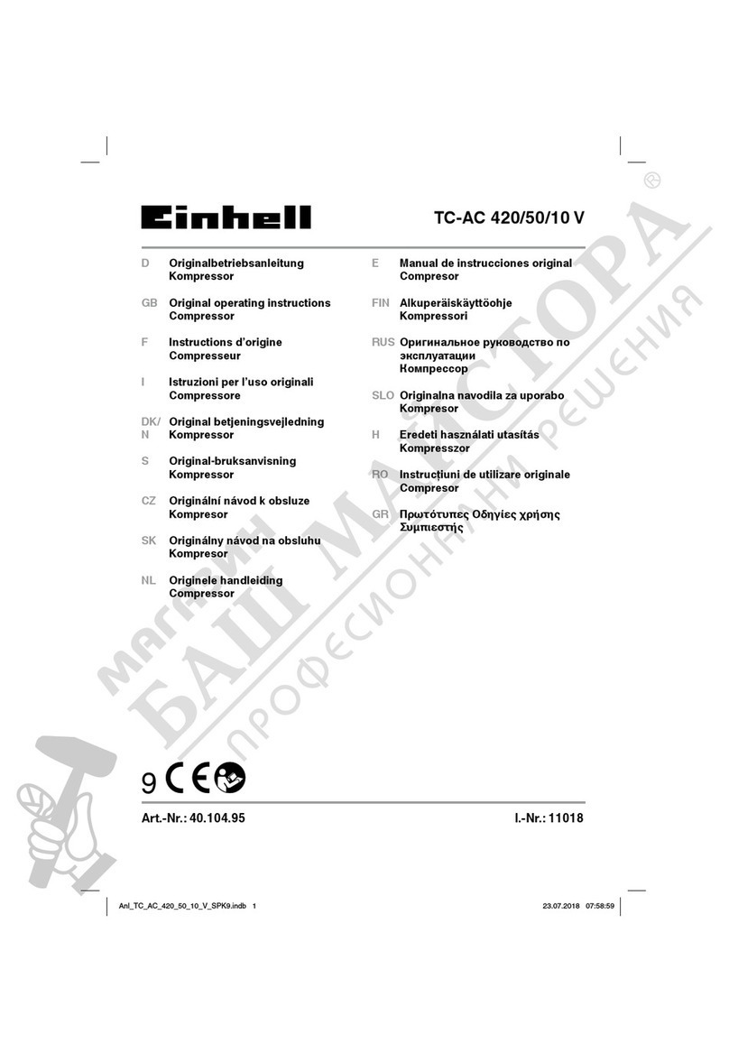 EINHELL TC-AC 420/50/10 V Original operating instructions