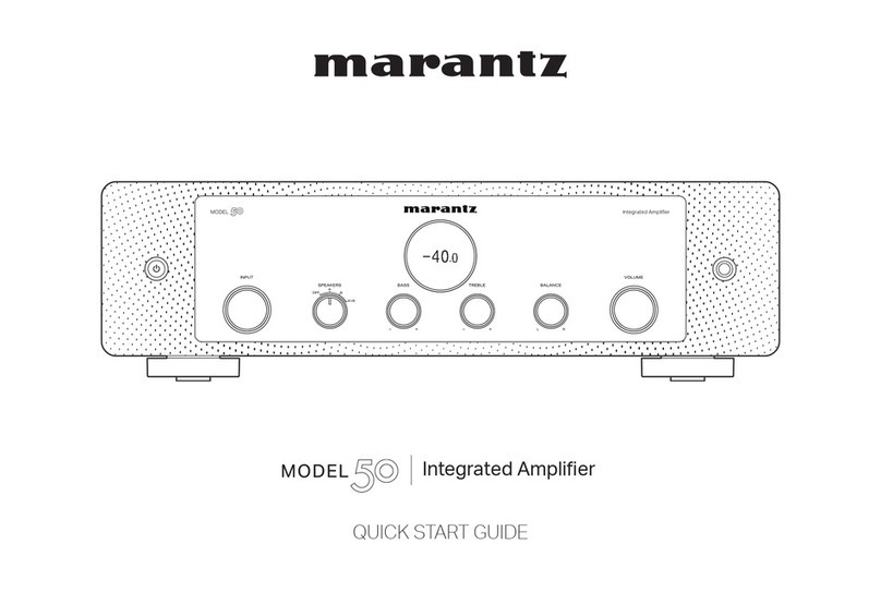 Marantz 50 User manual Marantz 50 User manual