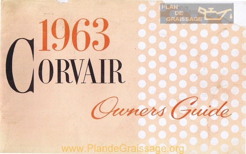 Chevrolet 1963 Corvair User manual