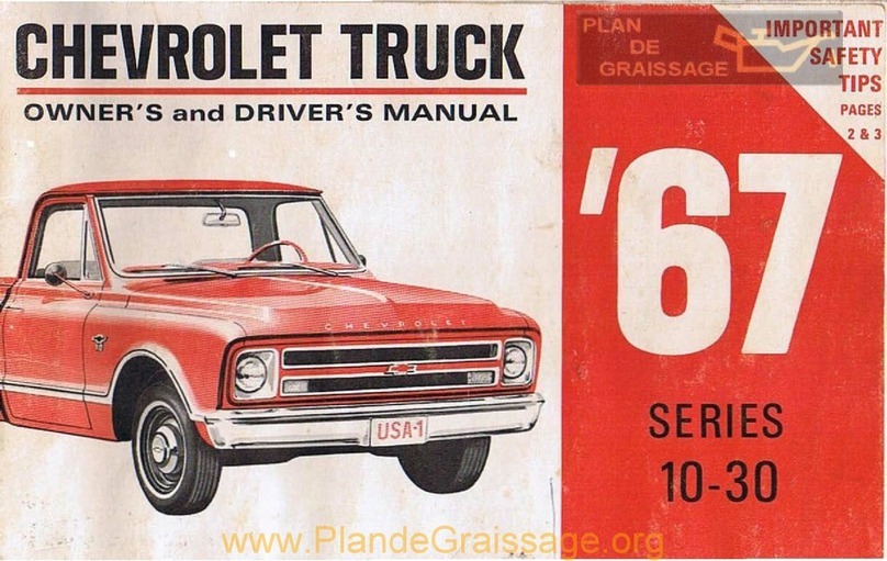 Chevrolet 10-30 1967 Series Installation and operation manual