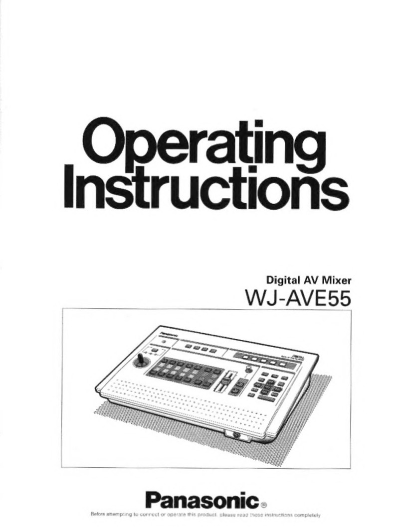 Panasonic WJ-AVE55 operating instructions