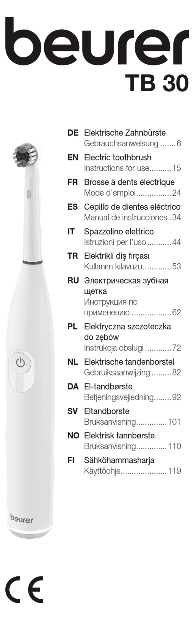 Beurer TB 30 Instructions for use