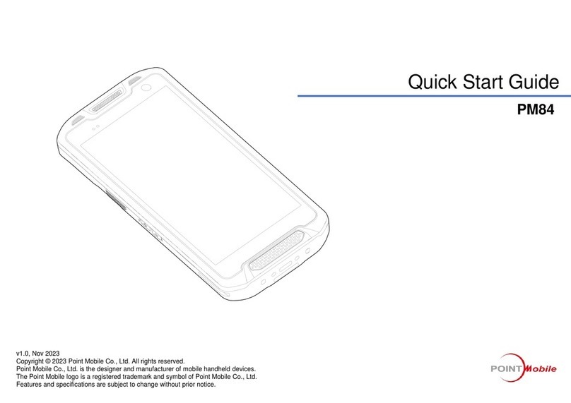 Point Mobile PM84 User manual Point Mobile PM84 User manual