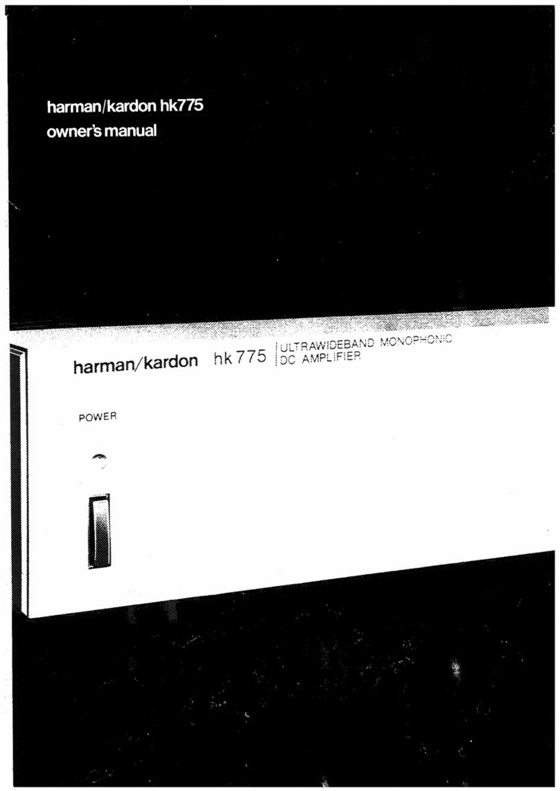 Harman Kardon HK775 owner's manual