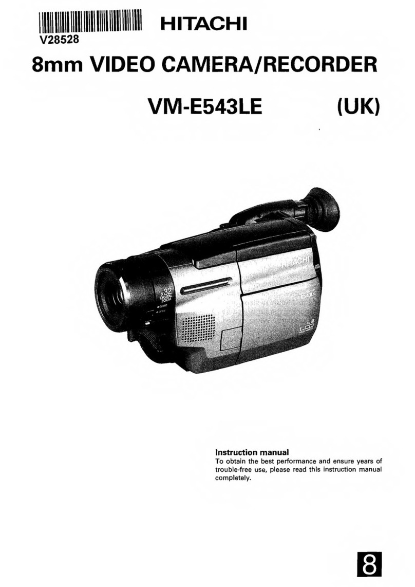 Hitachi VM-E543LE User manual