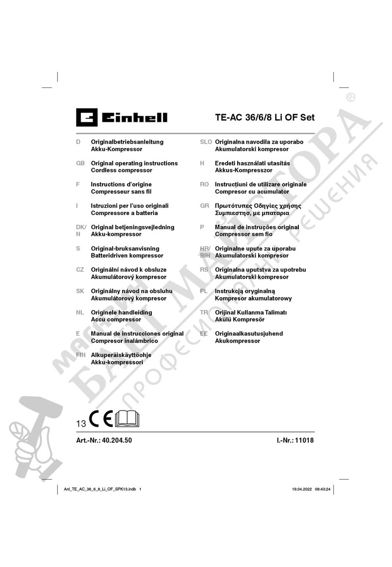 EINHELL TE-AC 36/6/8 Li OF Set-Solo Original operating instructions EINHELL TE-AC 36/6/8 Li OF Set-Solo Original operating instructions