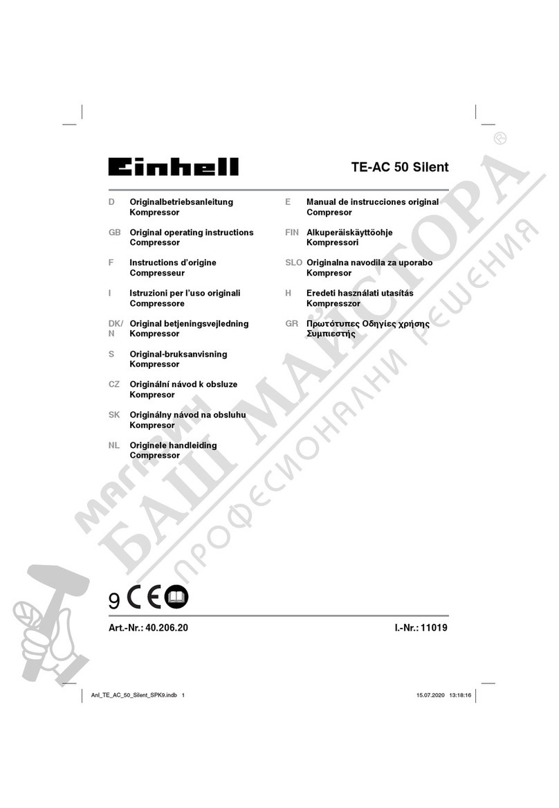 EINHELL TE-AC 50 Silent Original operating instructions