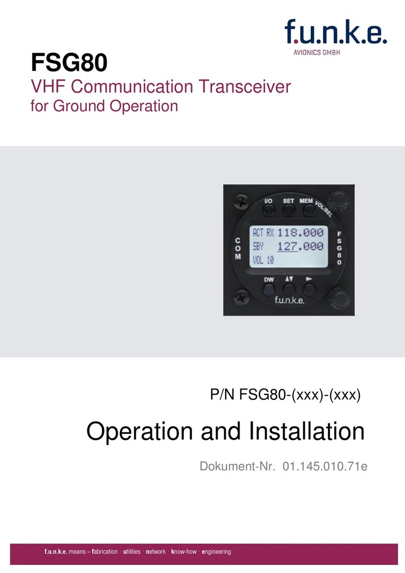 Funke FSG80 Operation and installation manual