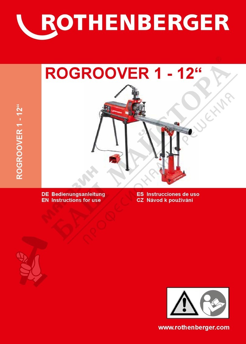 Rothenberger Rogroover Instructions for use
