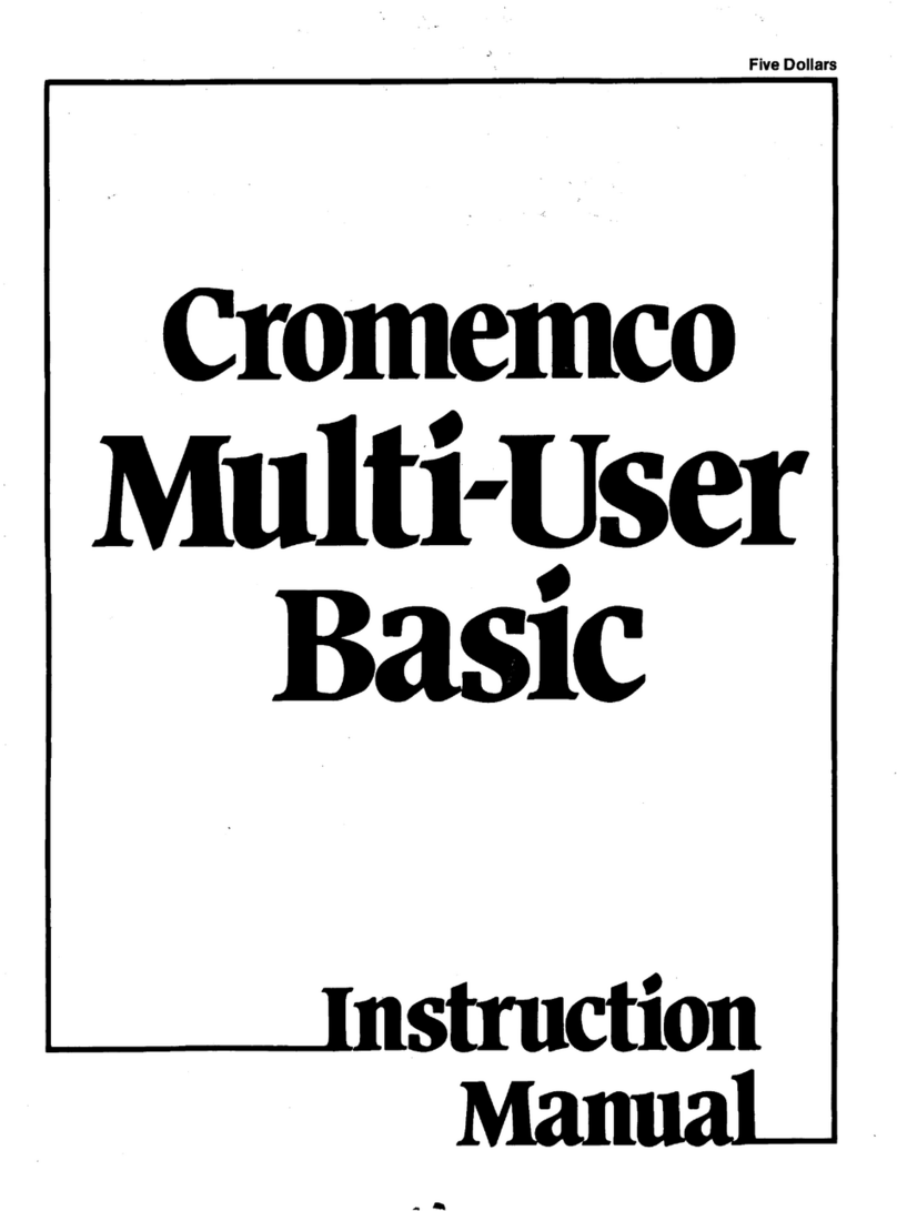 Cromemco Multi-User BASIC instruction manual